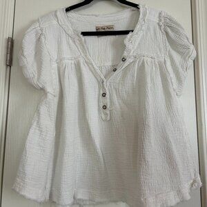 Short sleeve free people top